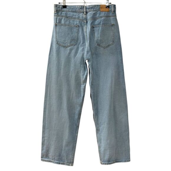 MOTEL High Rise Relaxed Fit in Light Wash Jeans Size M/31 - Picture 9 of 10